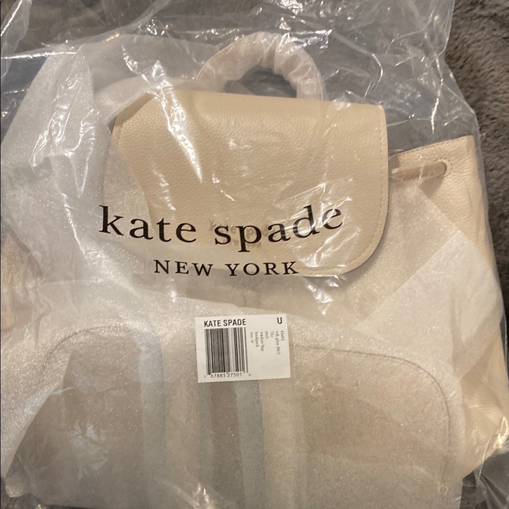 Kate Spade Cream Backpack